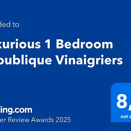 Luxurious 1 Bedroom Republique Vinaigriers Free Netflix Paris Exterior foto