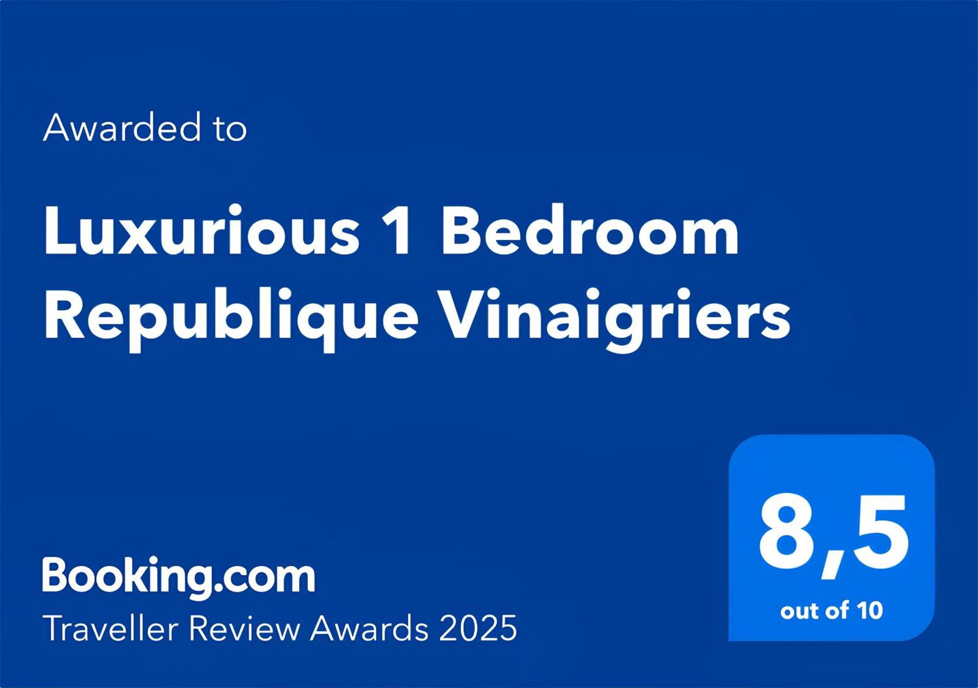 Luxurious 1 Bedroom Republique Vinaigriers Free Netflix Paris Exterior foto